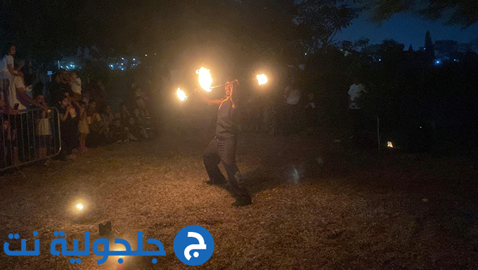 فعاليات ليلية باحضان الطبيعة في وادي قانا في جلجولية